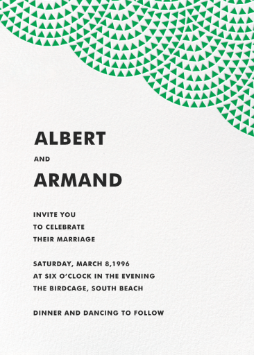 Savoy (Invitation) - Wedding Invitation by Paperless Post