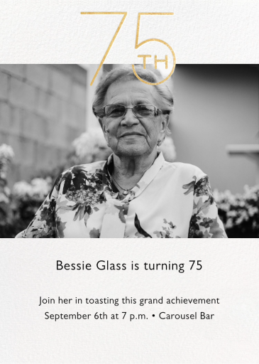 Decade Photo - Birthday Invitation by Paperless Post