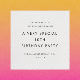 Gradient Border by Paperless Post