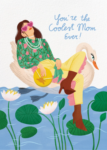 Swan of a Kind (Bodil Jane) - Mother's Day Card by Red Cap Cards