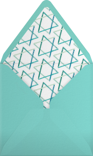 Brushstroke Star - Paperless Post Envelope