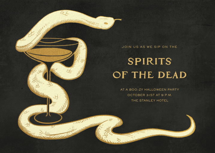 Take a Ssssip - Invitation by Paperless Post