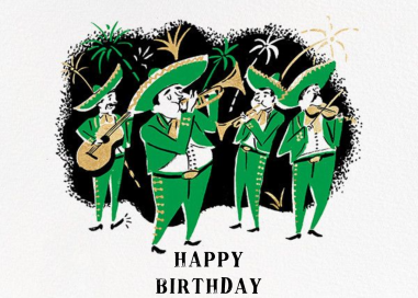 Fiesta (Nicholas John Frith) - Birthday Card by Red Cap Cards