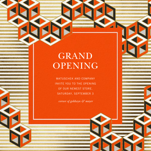 Kennedy - Launch Party Invitation by Jonathan Adler