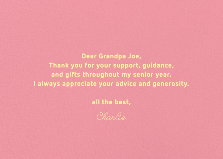 Thanks to the Max (Krista Perry) by Red Cap Cards - Back