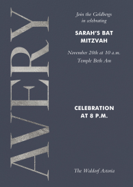 Luxe Lettering - Party Invitation by Paperless Post