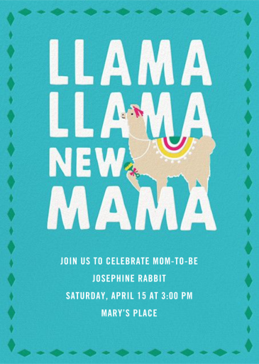 Llama New Mama by Cheree Berry Paper & Design