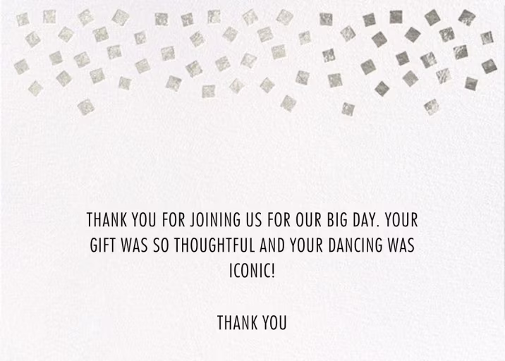 Fette (Stationery) - Thank You Card by Kelly Wearstler