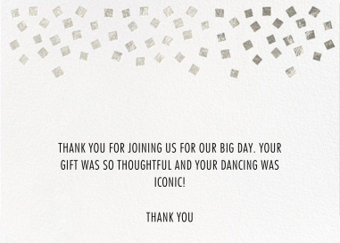 Fette (Stationery) - Thank You Card by Kelly Wearstler