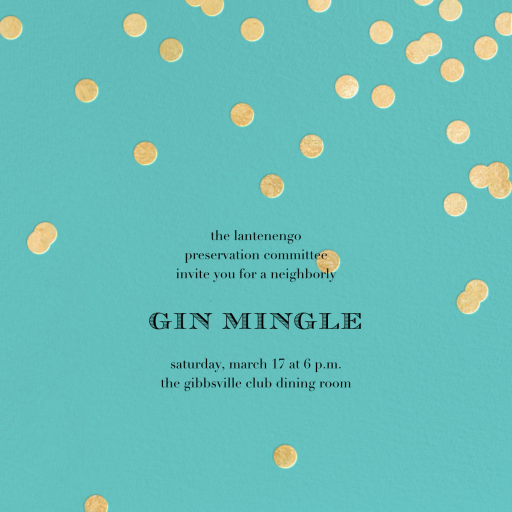 KS Come Celebrate - Happy Hour Invitation by kate spade new york