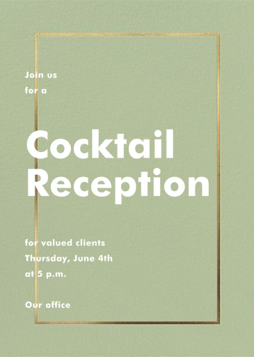 Fillet - Cocktail Party Invitation by Paperless Post