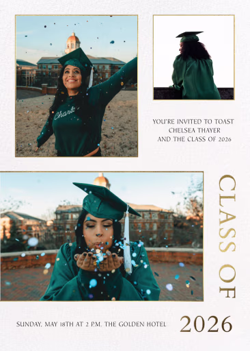 Turning Corners Multi-Photo - Graduation Party Invitation by Paperless Post