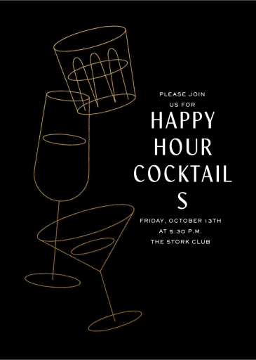 Tipple - Happy Hour Invitation by Paperless Post