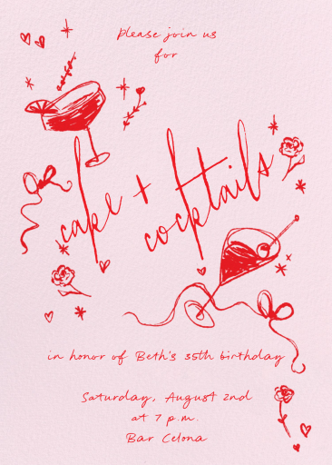 Forever Toast - Birthday Invitation by Paperless Post