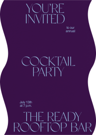 Wavy Edges - Party Invitation by Both