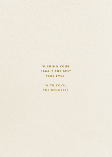 Heart Be Light - Christmas Card by The Indigo Bunting - Back