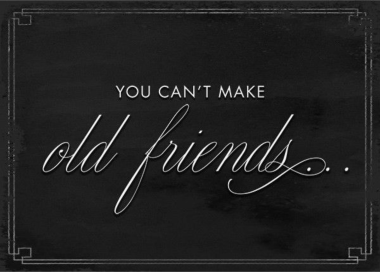 Keep the Old - Birthday Card by Derek Blasberg