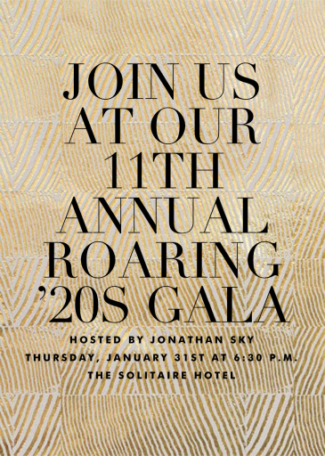 Objet - Fundraiser Invitation by Kelly Wearstler