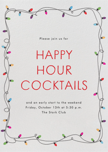 Holiday Lights - Business Event Invitation by Paperless Post