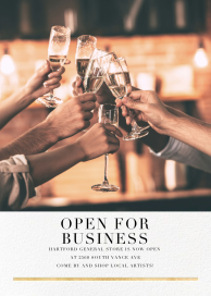 Underscore (Photo) - Business Greeting Card by Paperless Post