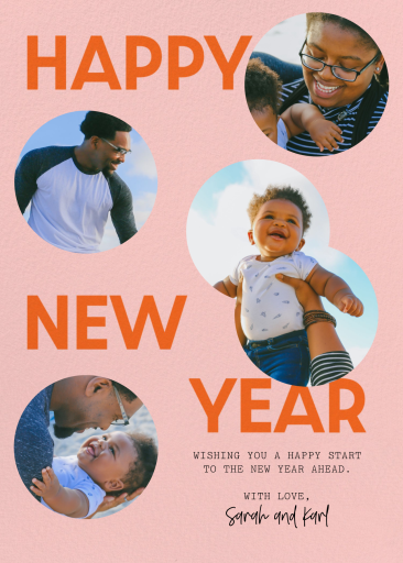 Round and Round - New Year's Card by Paperless Post