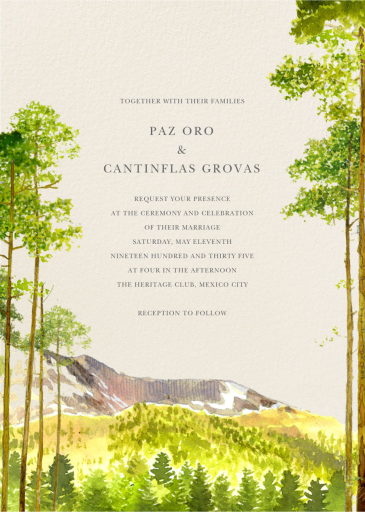 Helena - Wedding Invitation by Felix Doolittle