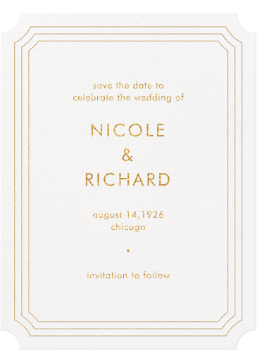 Erte (Save The Date) by Crane & Co.