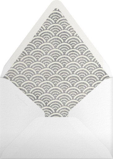 Leaf Inner Bevel Border - Paperless Post Envelope