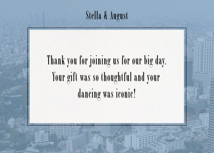 City Panoramic (Stationery) - Stationery by Paperless Post