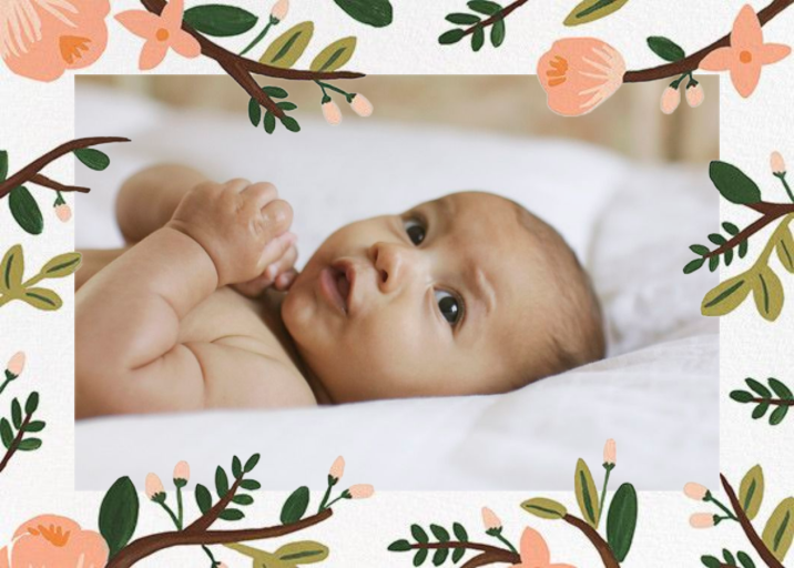 Floral Glade (Photo) - Baptism & Christening Invitation by Rifle Paper Co.