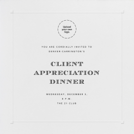 Square Embossed Corners - Business Event Invitation by Paperless Post