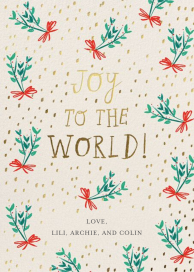 Mistletoe Bundles - Holiday Card by Mr. Boddington's Studio