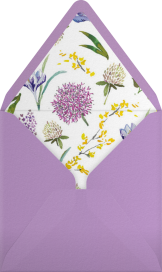 Spring Florets (Save the Date) - Happy Menocal Envelope