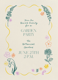 Whispering Petals - Spring Party Invitation by Pulp Templates Co.