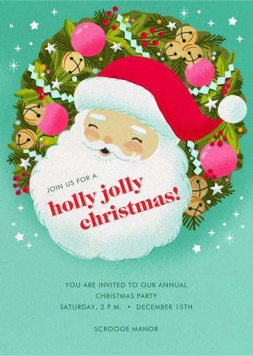 Santa Jingles - Holiday Party Invitation by Hello!Lucky