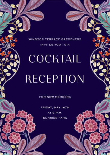 Elm House - Cocktail Party Invitation by Liberty