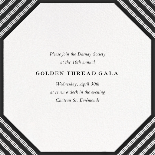 Claridge - Fundraiser Invitation by Paperless Post