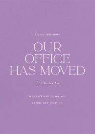 Lilac - Business Greeting Card by Paperless Post