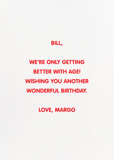 Colorful Life - Birthday Card by Hartland Cards - Back