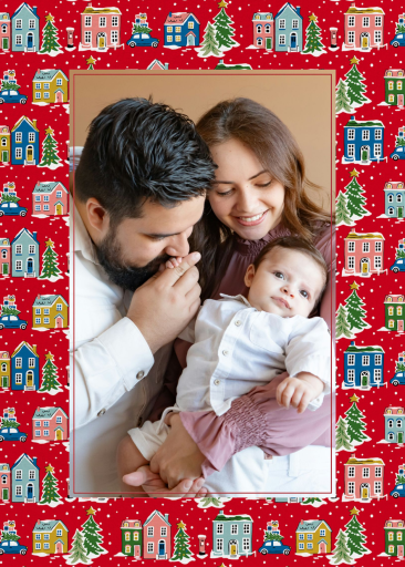 Holiday Homes (Double-Sided) - Holiday Card by Liberty
