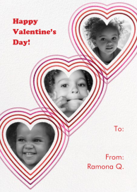 Triple Love - Valentine's Day Card by Paperless Post