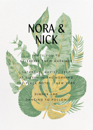 Tropics - Wedding Invitation by Paperless Post