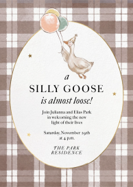 Plaid Bear - Baby Shower Invitation by Paperless Post