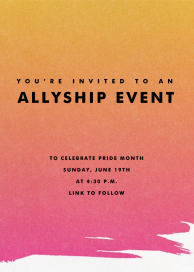 Gradient Painted by Paperless Post