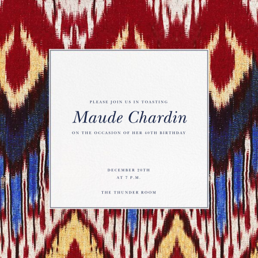 Ikat ODLR by Oscar de la Renta