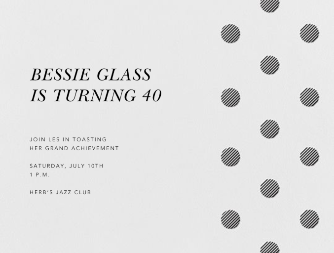 Polka Dot (Horizontal) by Oscar de la Renta