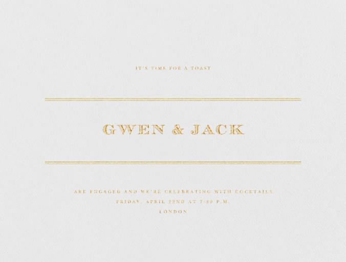 Emerson - Engagement Party Invitation by Paperless Post
