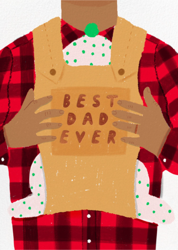 Carry Me - Father's Day Card by Carolyn Suzuki Studio
