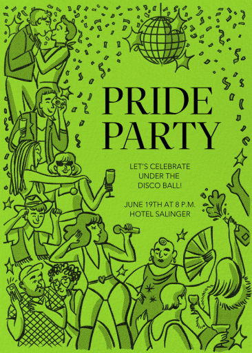 Fiesta de salón - Invitación del Orgullo de Paperless Post