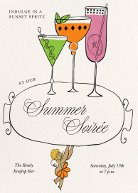 Cherub Soirée - Summer Party Invitation by Tamborine Press